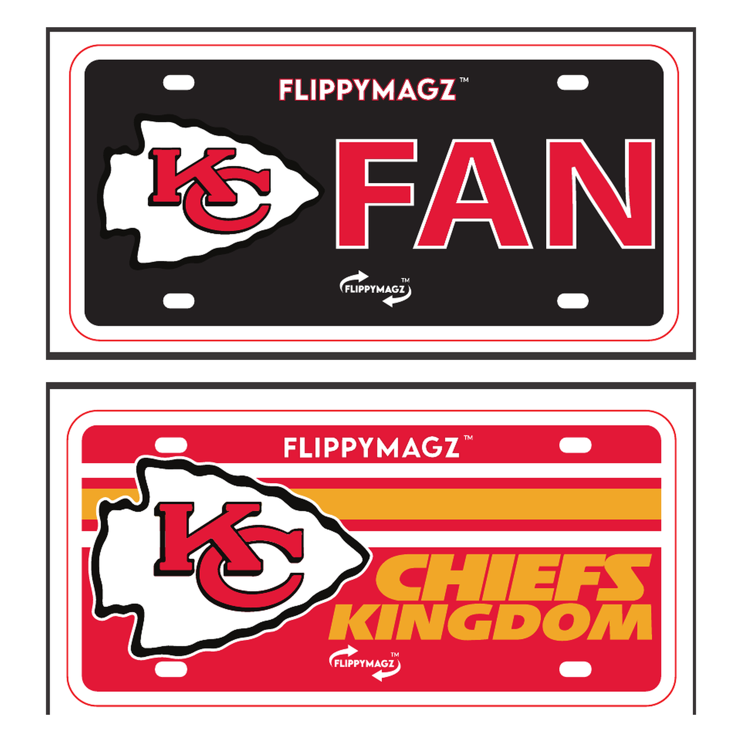 Reversible Chiefs FAN TAG
