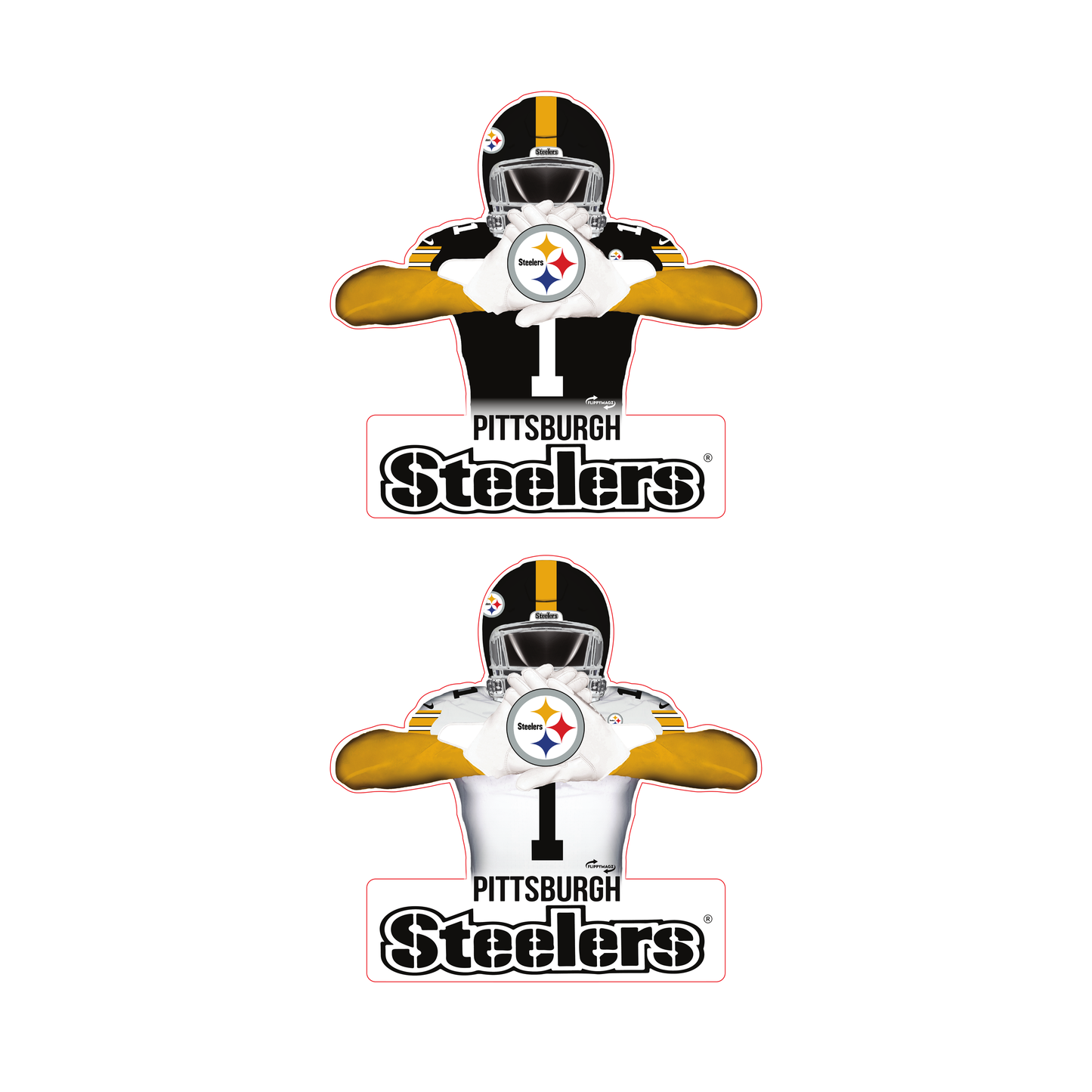Reversible Steelers Player