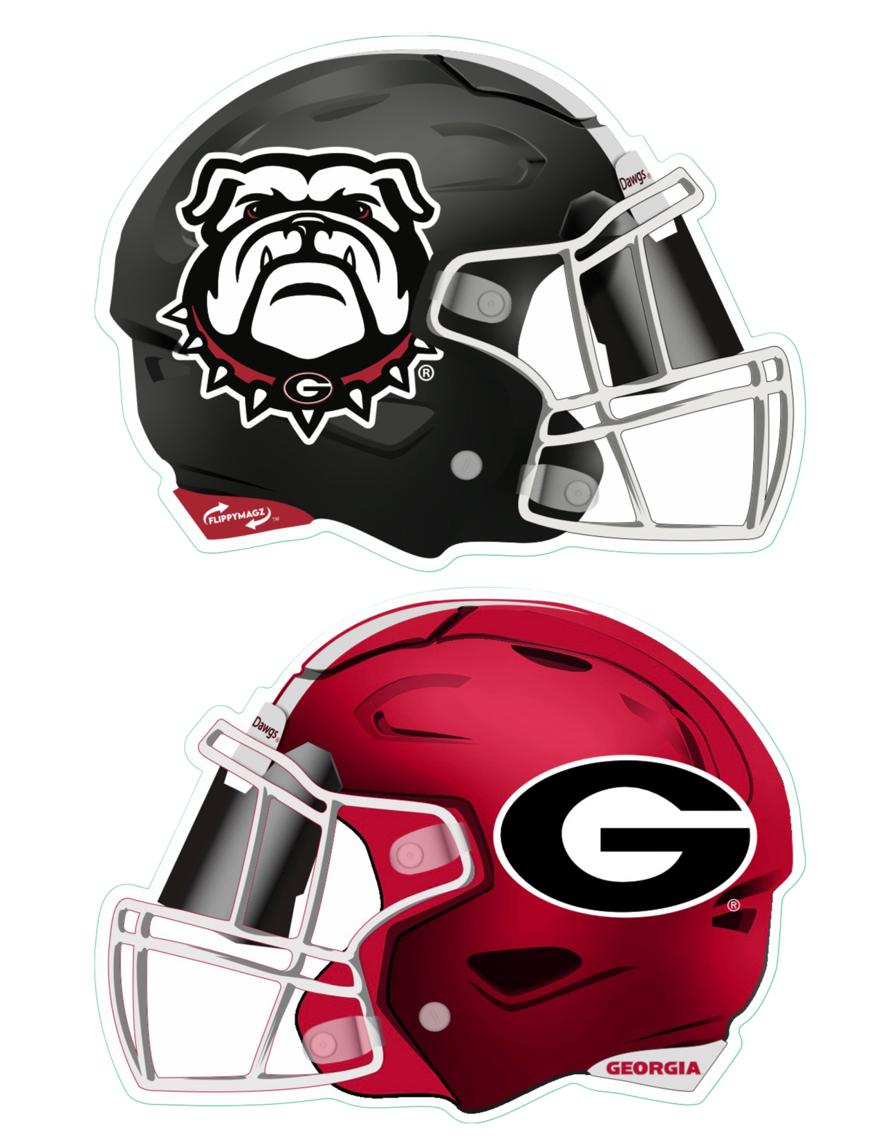 Georgia Bulldogs Car Magnet (Helmet) – FlippyMagz Georgia Bulldogs Car Magnet (Helmet) – FlippyMagz