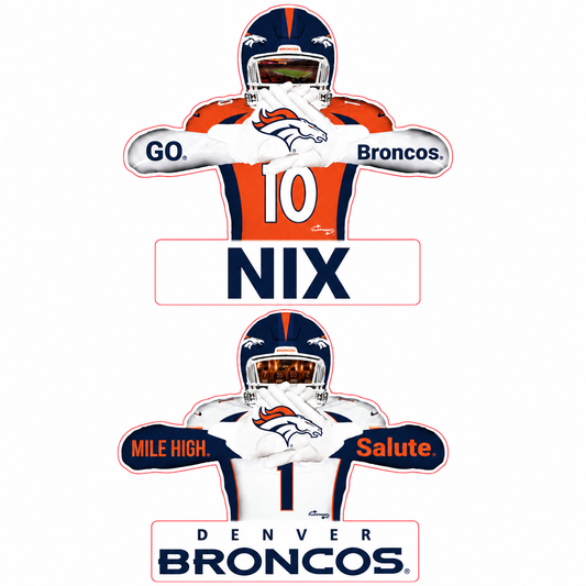 Reversible Broncos Player