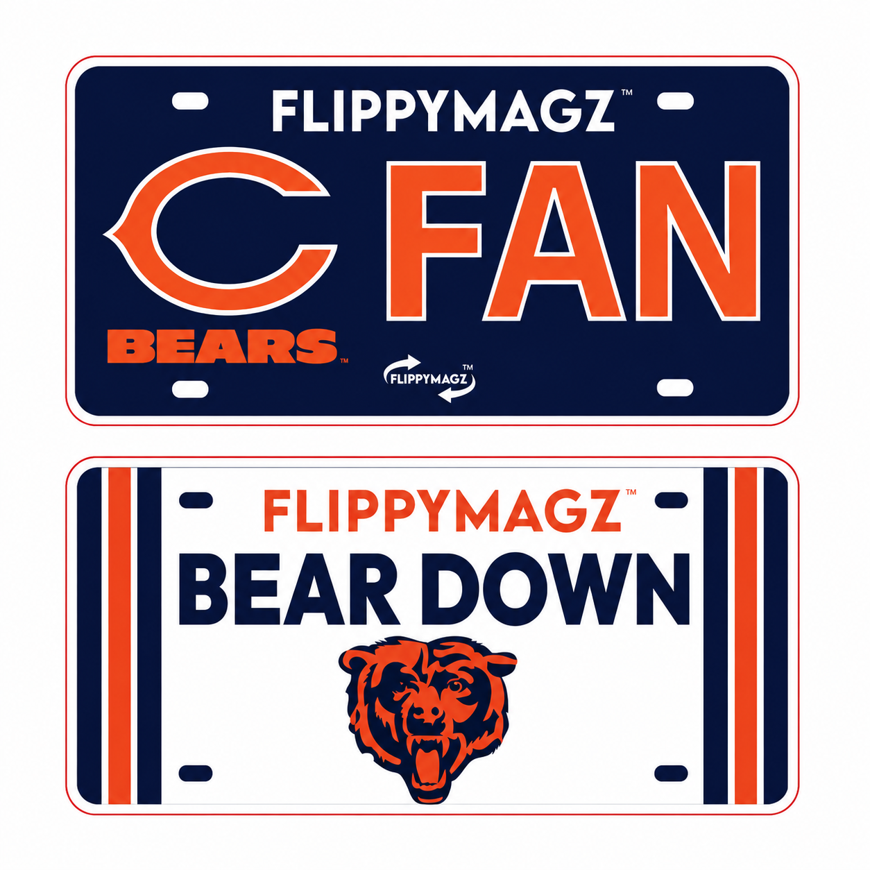 Reversible Bears FAN TAG