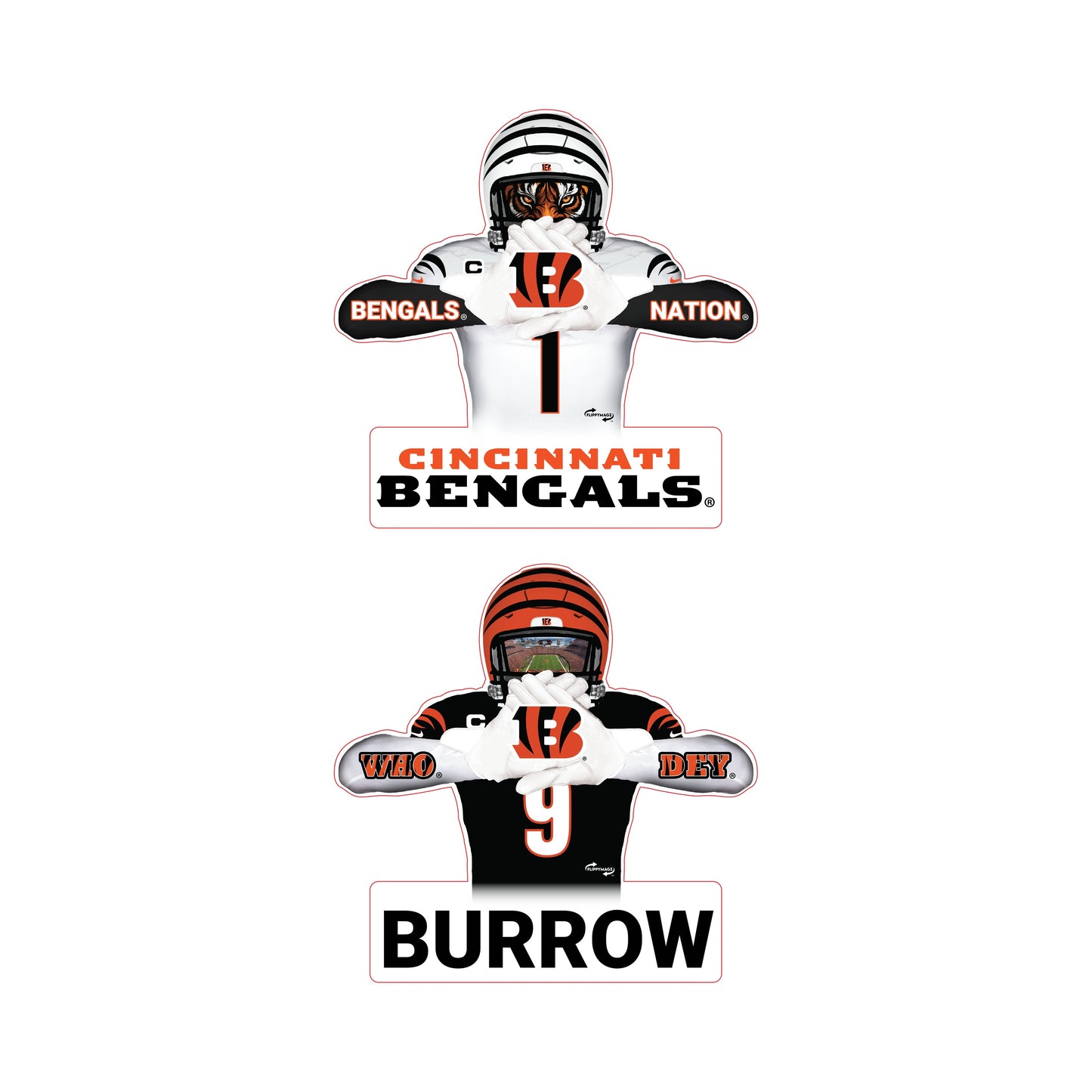 Reversible Bengals Player