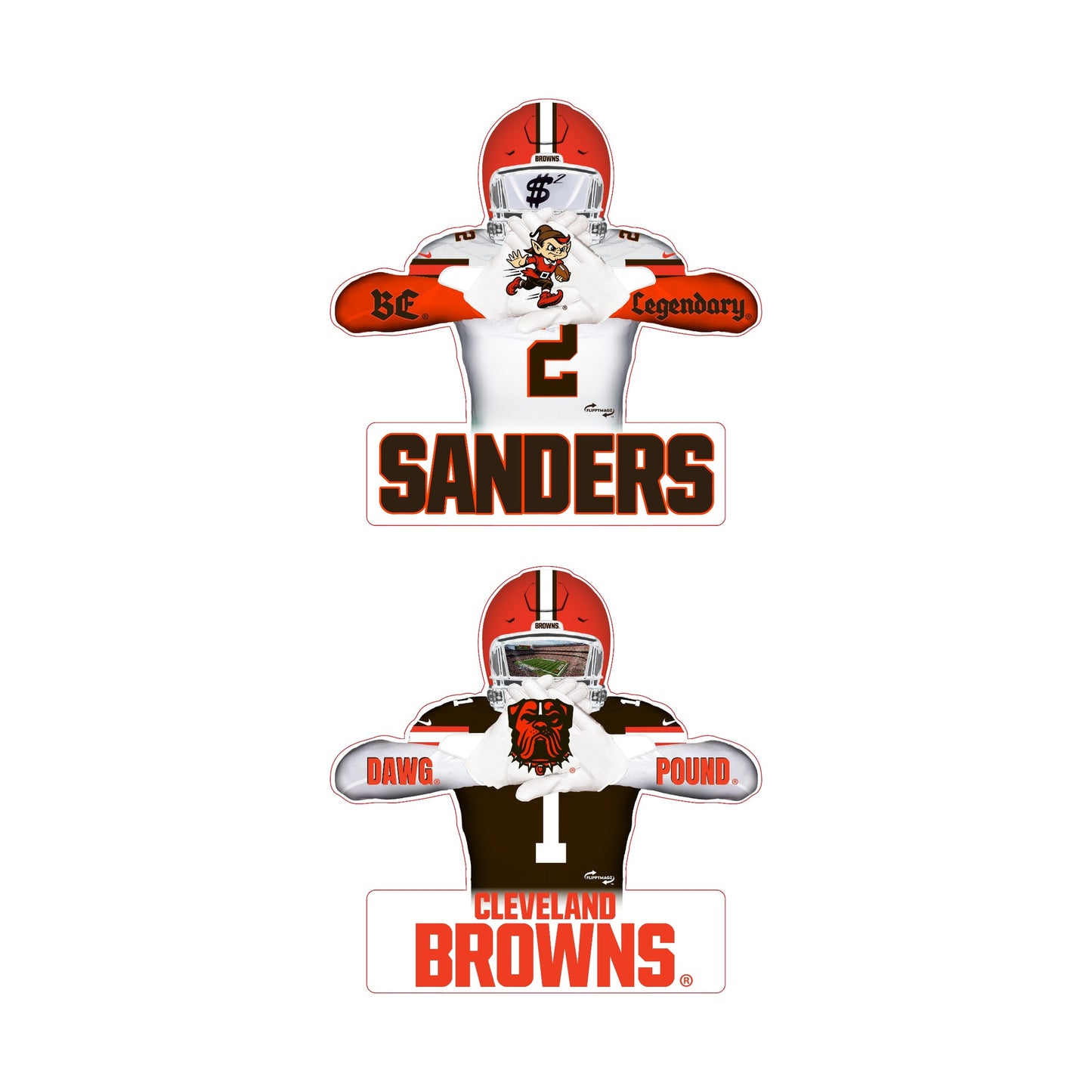 Reversible Browns Player