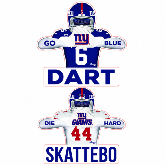 Reversible Giants Player - Blue and White jerseys