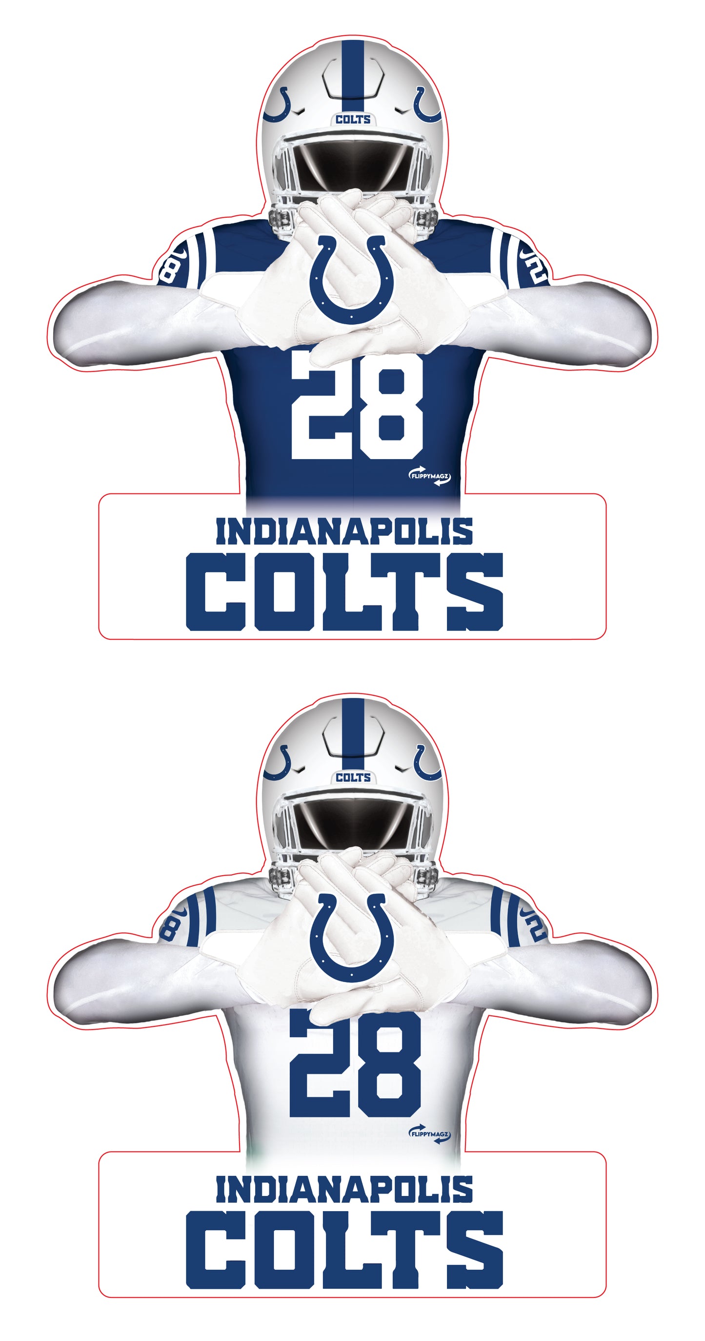 Reversible Colts Player