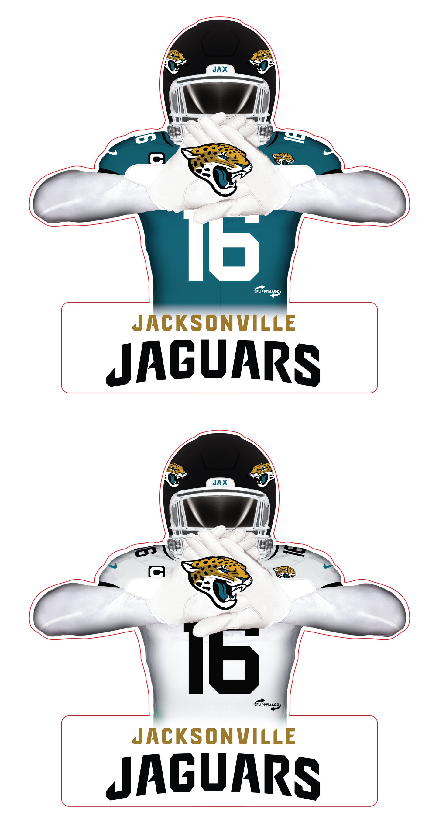 Reversible Jaguars Player