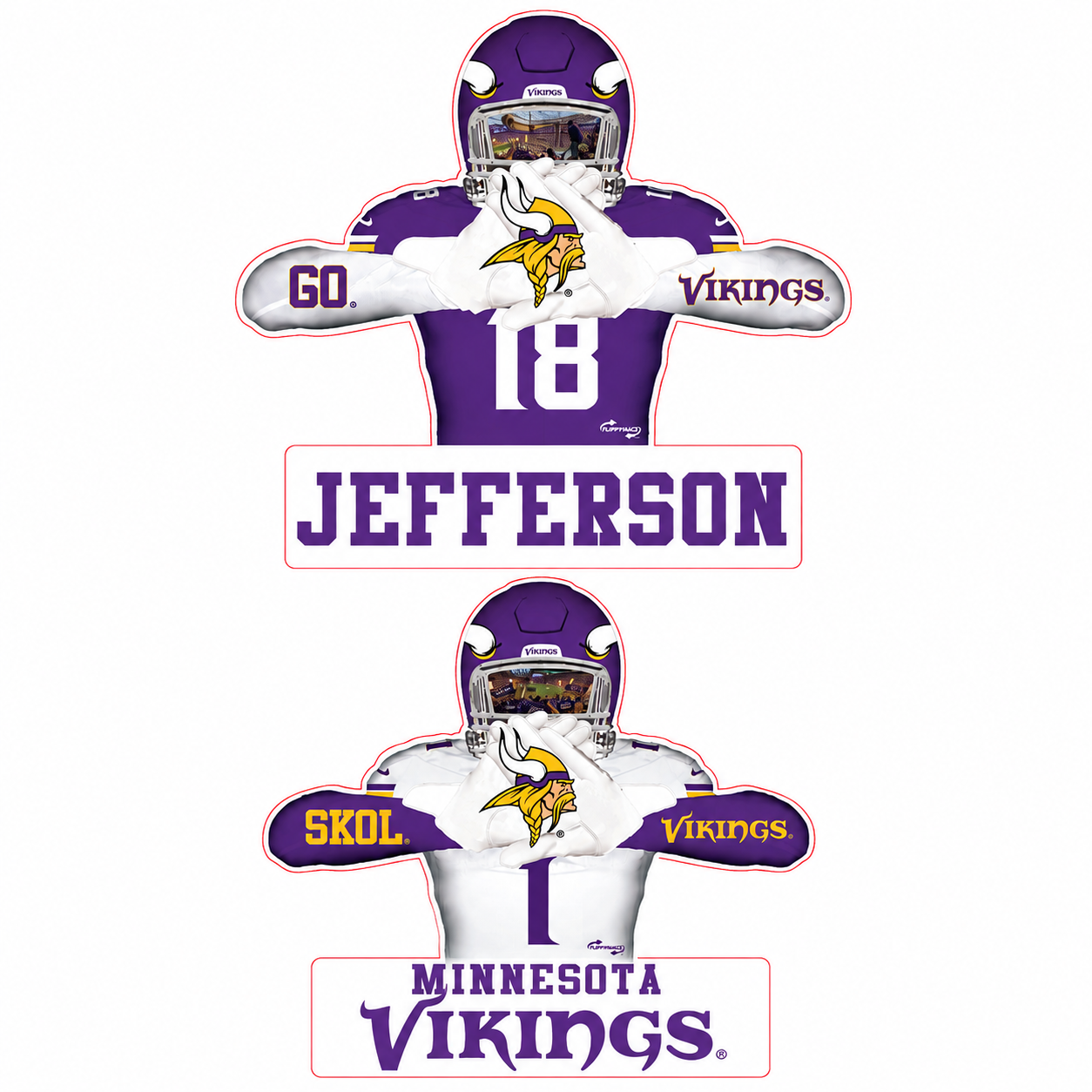 Reversible Vikings Player