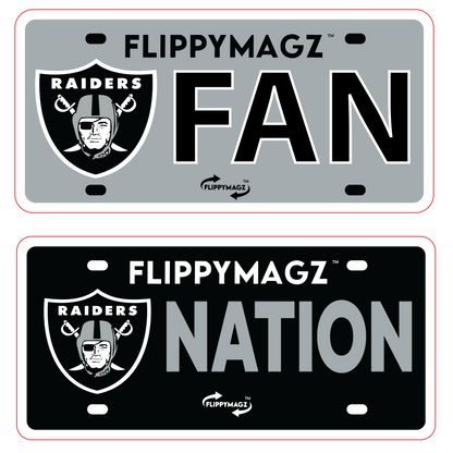Reversible Raiders FAN TAG
