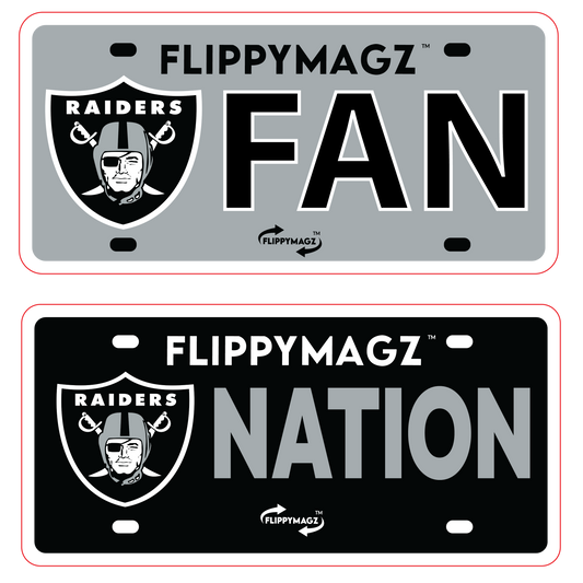 Reversible Raiders FAN TAG