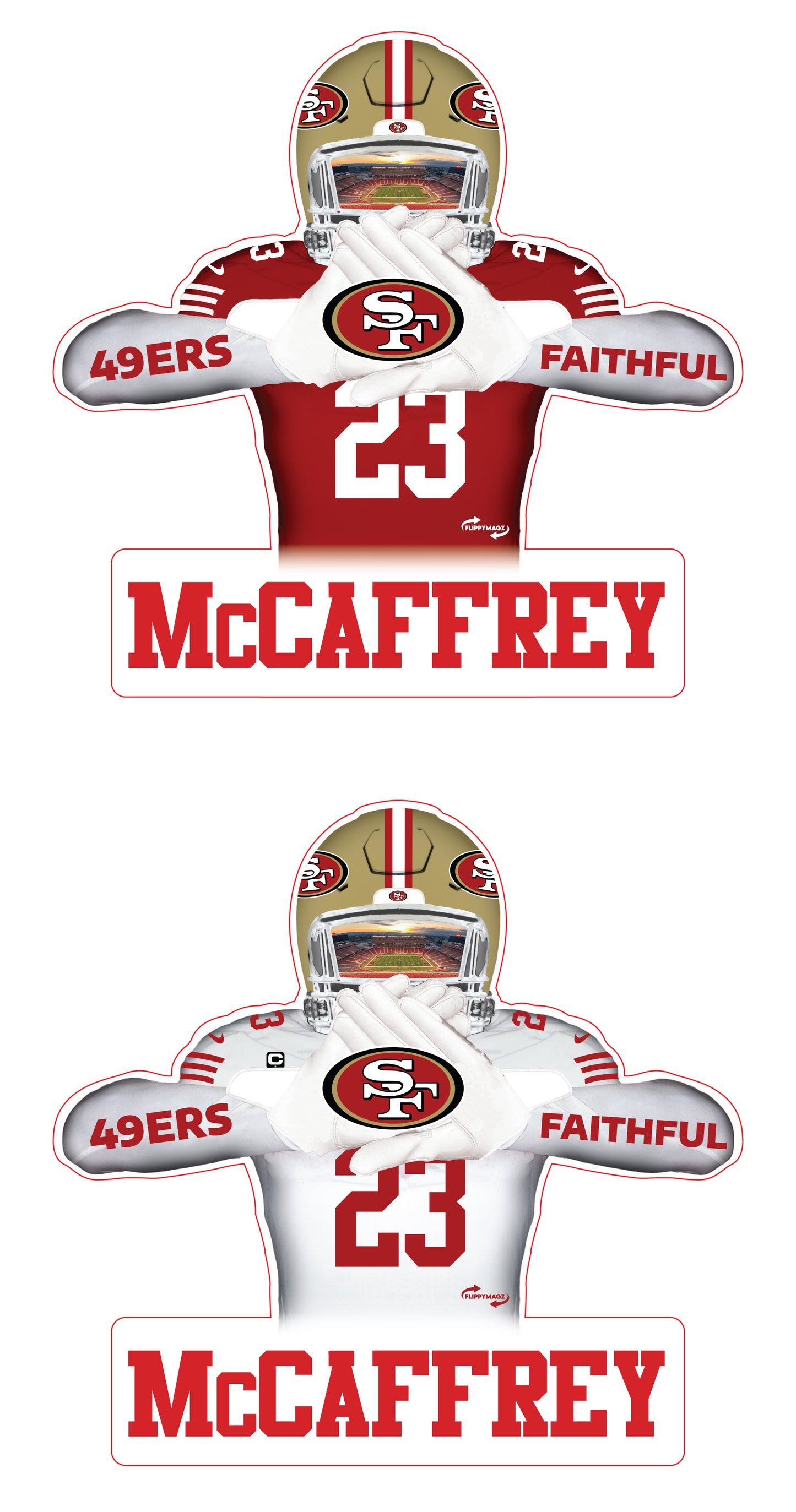 Reversible 49ers Player